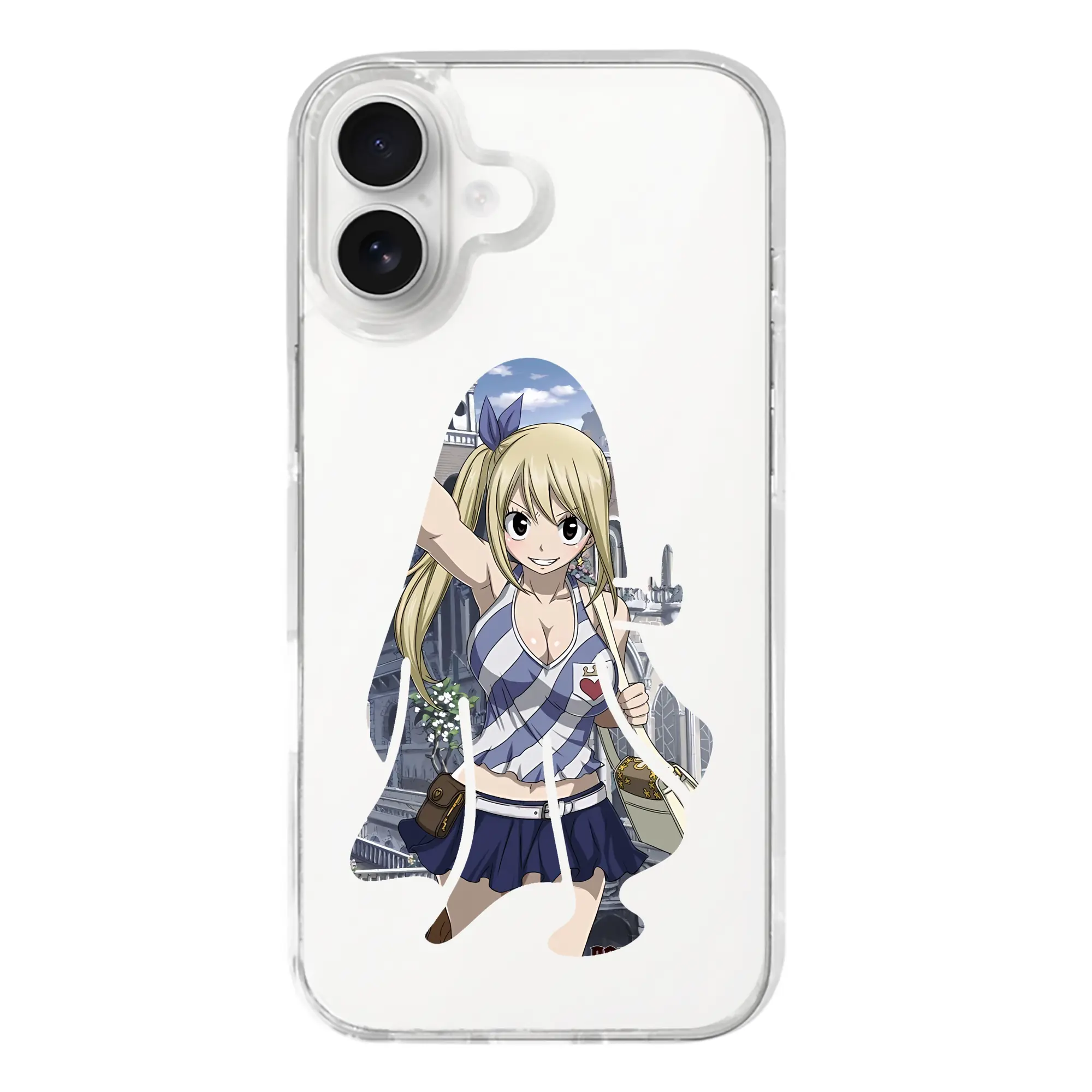 フェアリーテイル グッズ ルーシィ・ハートフィリア - iPhone 17シリーズ 透明スマホケース – 薄型・耐衝撃・精密フィット保護カバー